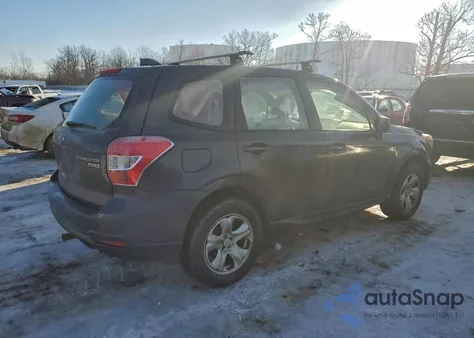2016 Subaru Forester 2.5I from USA, damaged, VIN JF2SJAACXGH432063